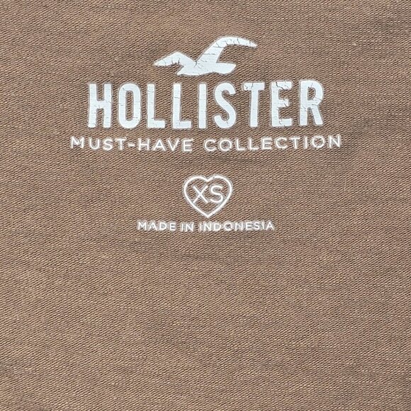 Hollister Halter Neck top in tan - size XS - Picture 3 of 4